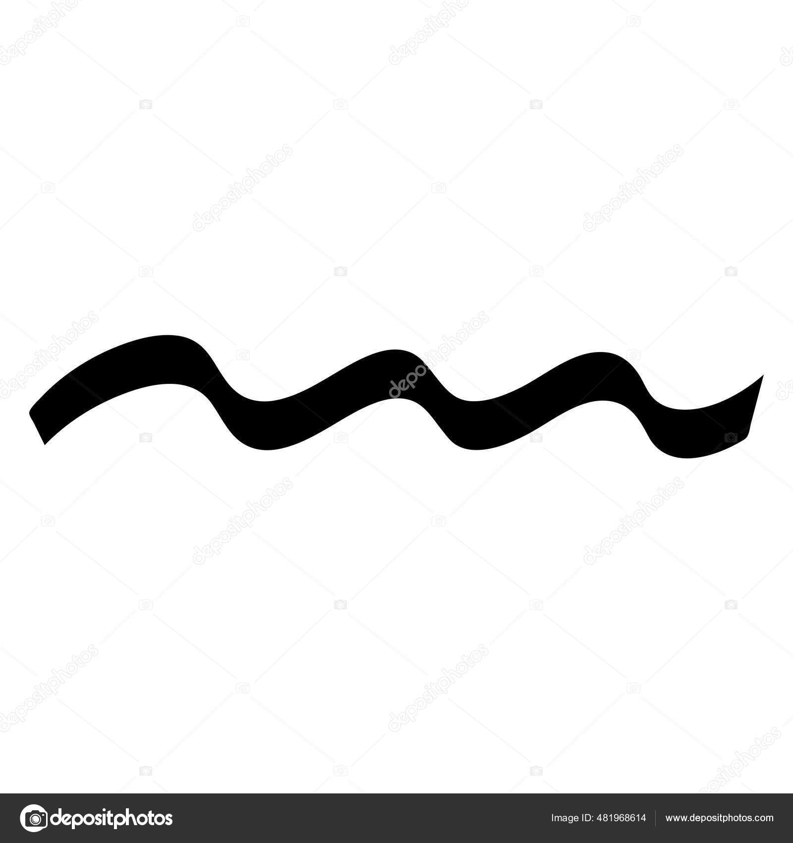 Black Wavy Line Clip Art