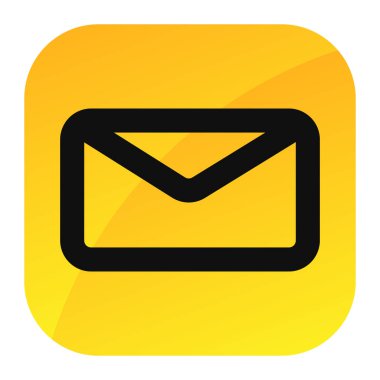 Mektup, zarf, posta, e-posta simgesi, sembol vektör illüstrasyonu, klip sanatları grafikleri 