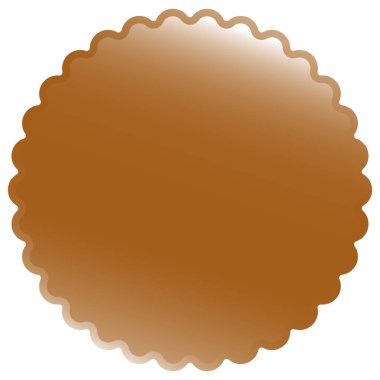 Yuvarlak, kabarık fiyat etiketi, yıldız patlaması, güneş patlaması element vektör illüstrasyonu, klip- sanat grafikleri 