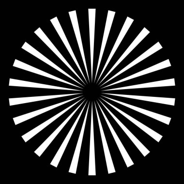 Radyal, yayılan patlama hatları. Satır birleştirme tasarımı, illüstrasyon stok vektör illüstrasyonu, klip sanatı grafikleri 