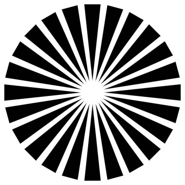 Radyal, yayılan patlama hatları. Satır birleştirme tasarımı, illüstrasyon stok vektör illüstrasyonu, klip sanatı grafikleri 