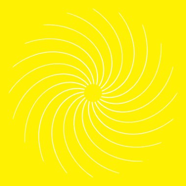 Soyut spiral, girdap, dönme tasarım elementi. Kıvrım, dönüşümlü şekil. Volute, vortex, helix element stok vektör çizimi, klip- art grafikleri 