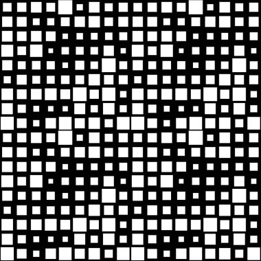 Rastgele kareler, fayanslar soyut mozaik desen, doku, arkaplan stok vektör çizimi, klip- sanat grafikleri 