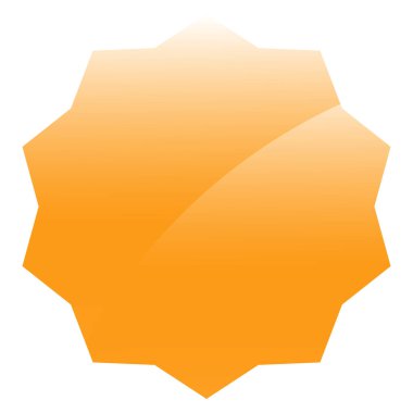 Fiyat etiketi, etiket. Yıldız patlaması, güneş patlaması simgesi stok vektör illüstrasyonu, klip- sanat grafikleri 