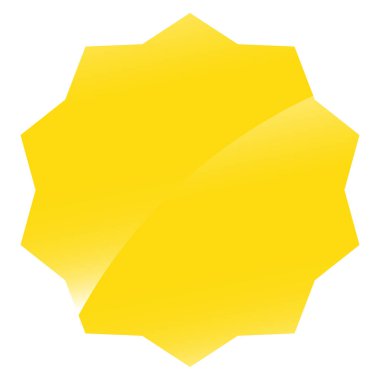 Fiyat etiketi, etiket. Yıldız patlaması, güneş patlaması simgesi stok vektör illüstrasyonu, klip- sanat grafikleri 