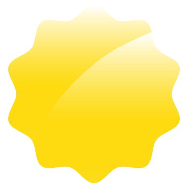 Fiyat etiketi, etiket. Yıldız patlaması, güneş patlaması simgesi stok vektör illüstrasyonu, klip- sanat grafikleri 