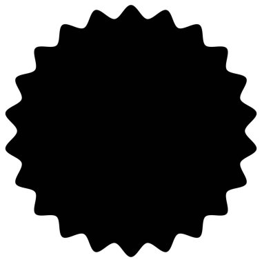 Fiyat etiketi, etiket. Yıldız patlaması, güneş patlaması simgesi stok vektör illüstrasyonu, klip- sanat grafikleri 