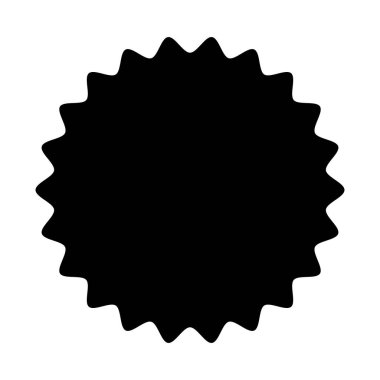 Yıldız patlaması, güneş patlaması simgesi, radyal element stok vektör çizimi, klip- sanat grafikleri 