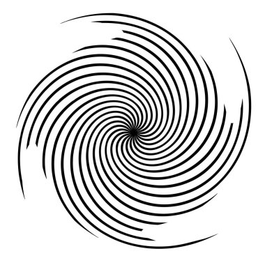 Döndür, döndür, döndür. Volt, sarmal, girdap vektör çizimi, klip- sanat grafikleri 