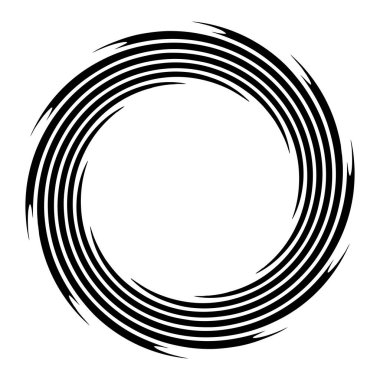 Döndür, döndür, döndür. Volt, sarmal, girdap vektör çizimi, klip- sanat grafikleri 