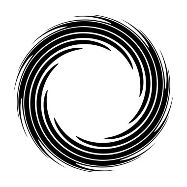 Döndür, döndür, döndür. Volt, sarmal, girdap vektör çizimi, klip- sanat grafikleri 