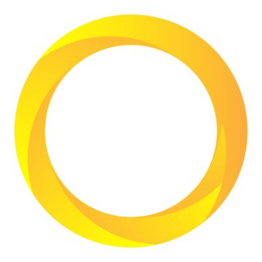 Soyut spiral, girdap, dönme tasarım elementi. Kıvrım, dönüşümlü şekil. Volute, vortex, helix element stok vektör çizimi, klip- art grafikleri 