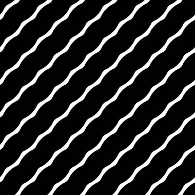 Dalgalı, dalgalı, eğri çizgiler pürüzsüz desen, arkaplan vektör çizimi, Klip sanatları grafikleri 