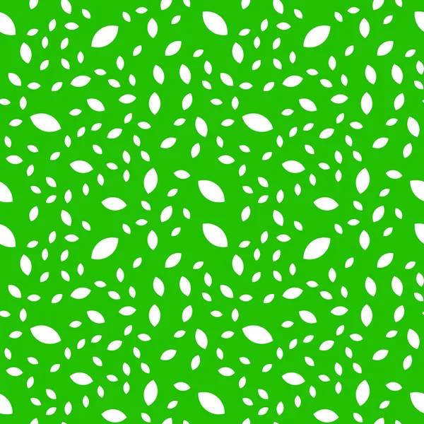 Hoja Verde Forma Pétalo Verde Follaje Símbolo Patrón Repetible Sin — Vector de stock