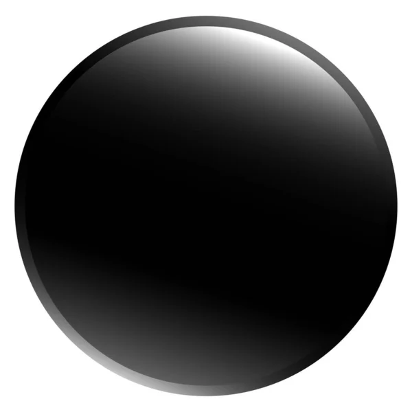 Élément Conception Circulaire Blanc Brillant Brillant Vide Cercle Avec Illustration — Image vectorielle