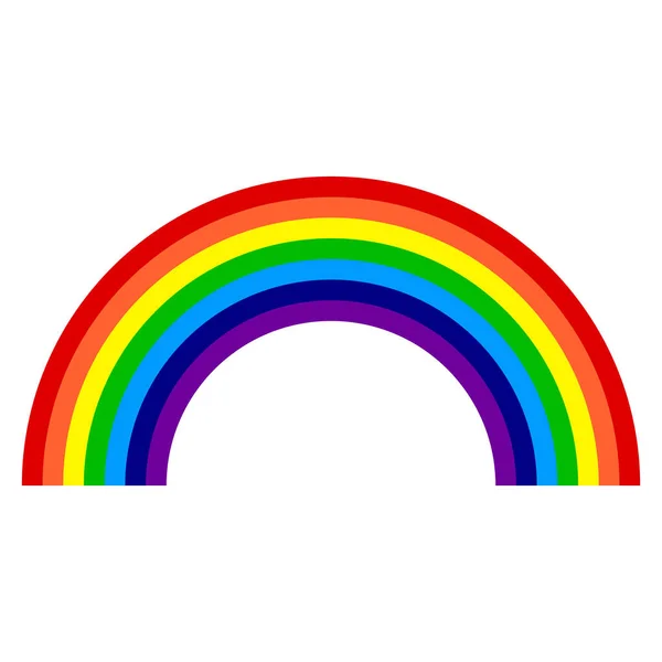 Strisce Colorate Multicolore Arcobaleno Spettro Elemento Stock Vettoriale Illustrazione Clip — Vettoriale Stock