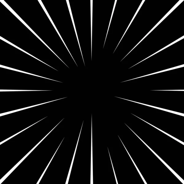 放射状のバーストライン ラインデザイン イラストストックベクトルイラスト クリップアートグラフィックの変換 — ストックベクタ