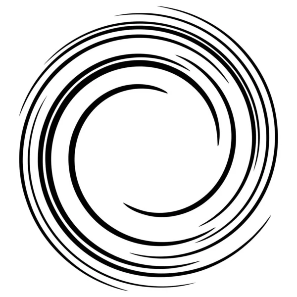 Espiral Abstracta Remolino Elemento Diseño Giro Curlicue Forma Giratoria Voluta — Archivo Imágenes Vectoriales