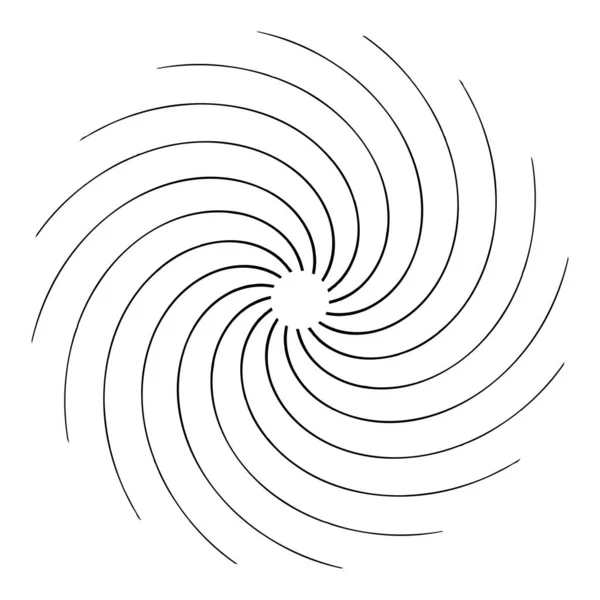 Espiral Abstracta Remolino Elemento Diseño Giro Curlicue Forma Giratoria Voluta — Archivo Imágenes Vectoriales