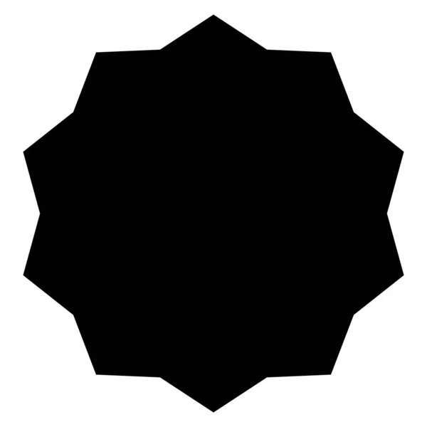 Ценник Ярлык Звездный Взрыв Иконка Солнечных Вспышек Векторная Иллюстрация Клип — стоковый вектор