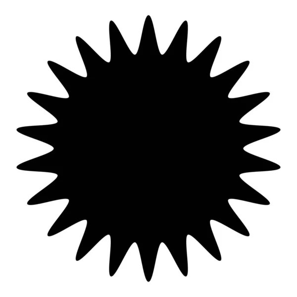 Starburst Sunburst Symbol Radial Element Stock Vector Illustration Clip Art — Stockvektor