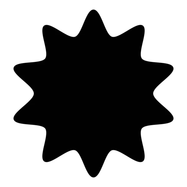Starburst Εικονίδιο Sunburst Ακτινική Απεικόνιση Διάνυσμα Στοιχείο Απόθεμα Clip Art — Διανυσματικό Αρχείο