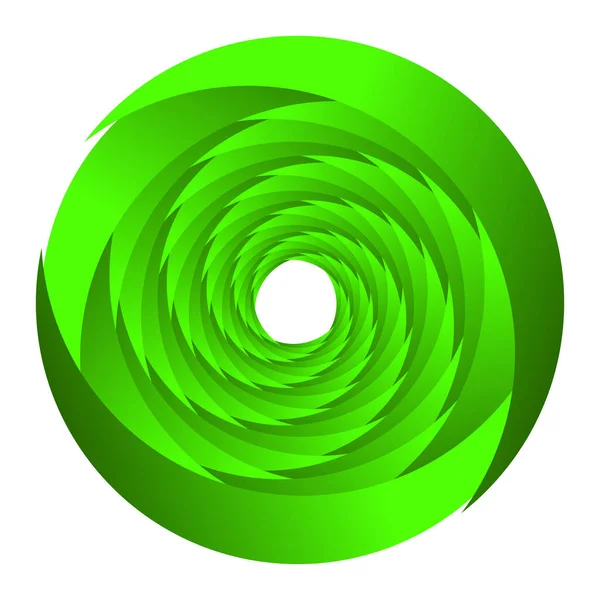 Espiral Abstracta Remolino Elemento Diseño Giro Curlicue Forma Giratoria Voluta — Archivo Imágenes Vectoriales