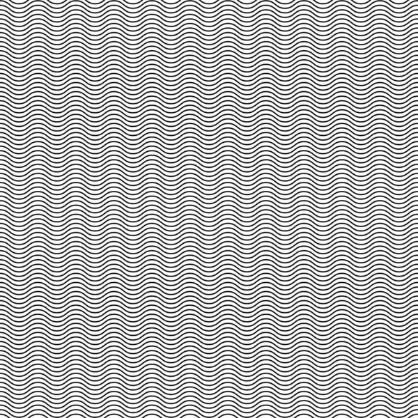 Волнистые Машущие Извилистые Линии Бесшовный Узор Фон Векторная Иллюстрация Клип — стоковый вектор