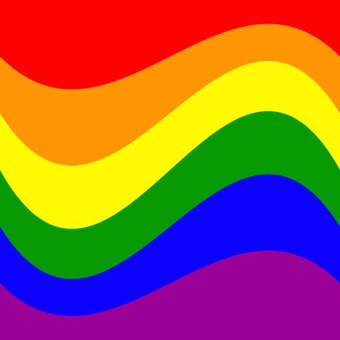 Gökkuşağı soyut tasarım ögesi, simge stok vektör çizimi, klip- sanat grafikleri.