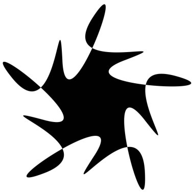 Şekil-dışı geometrik element, motif, mandala stok vektör çizimi, klip-sanat grafikleri.