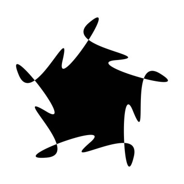 Şekil-dışı geometrik element, motif, mandala stok vektör çizimi, klip-sanat grafikleri.