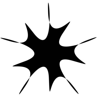 Şekil-dışı geometrik element, motif, mandala stok vektör çizimi, klip-sanat grafikleri.