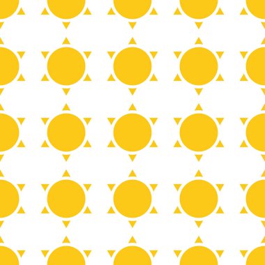 Güneş pürüzsüz tekrarlanabilir desen, arkaplan, arkaplan vektör illüstrasyonu, klip sanatları grafikleri.