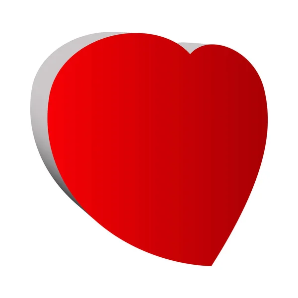 Cuore Forma Icona Cuore Stock Vettoriale Illustrazione Clip Art Grafica — Vettoriale Stock