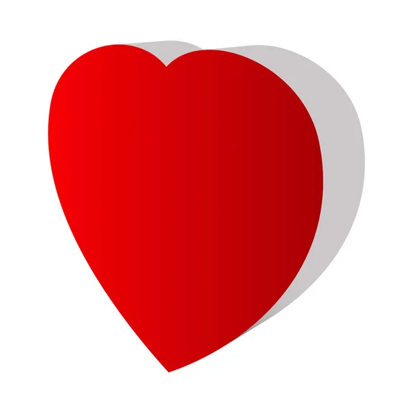 Сердце Формы Сердце Иконка Векторной Иллюстрации Клип Арт Графики — стоковый вектор