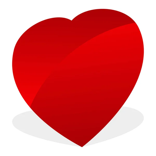 Kalp Şekli Kalp Ikonu Stok Vektör Illüstrasyonu Klip Sanat Grafikleri — Stok Vektör