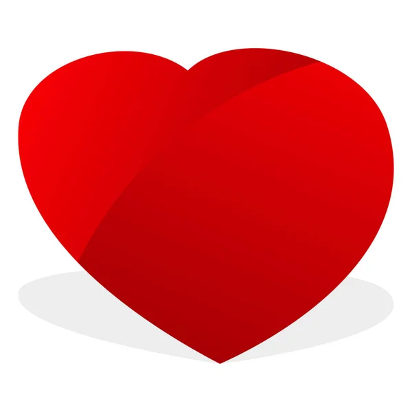 Heart Shape Heart Icon Stock Vector Illustration Clip Art Graphics — Wektor stockowy