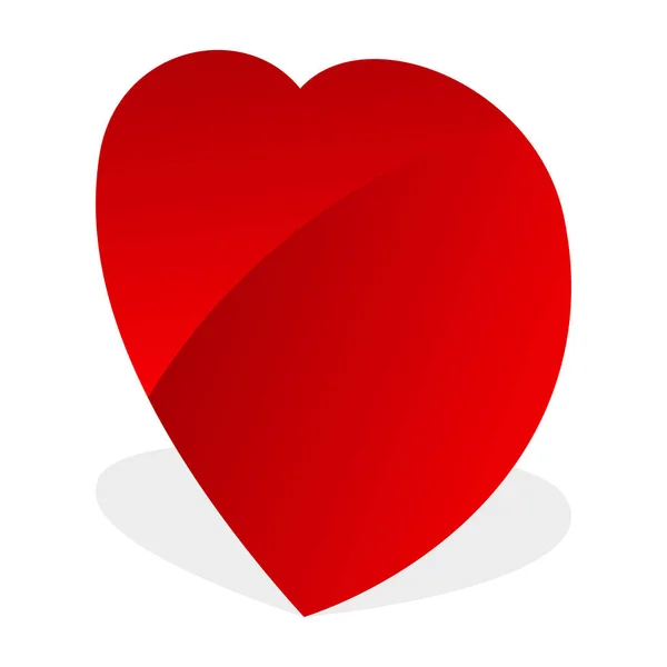 Сердце Формы Сердце Иконка Векторной Иллюстрации Клип Арт Графики — стоковый вектор