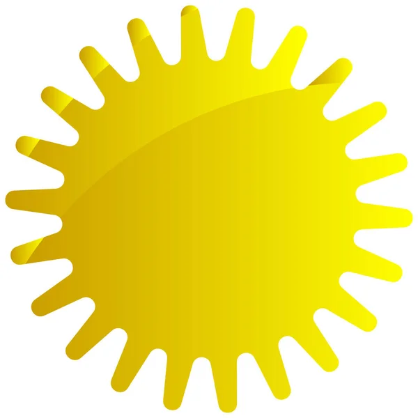 Estallido Dibujos Animados Estallido Sol Etiqueta Precio Etiqueta Precio Icono — Vector de stock