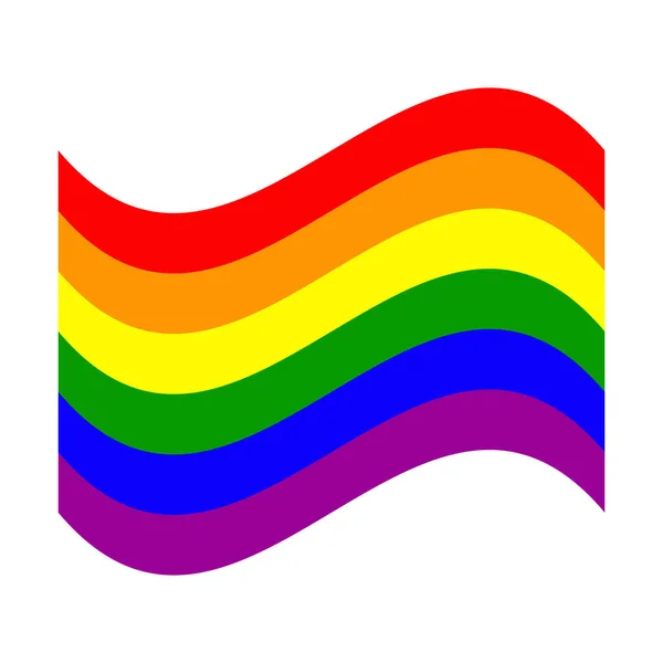 Rainbow Abstrait Élément Conception Illustration Vectorielle Stock Icône Graphiques Clip — Image vectorielle