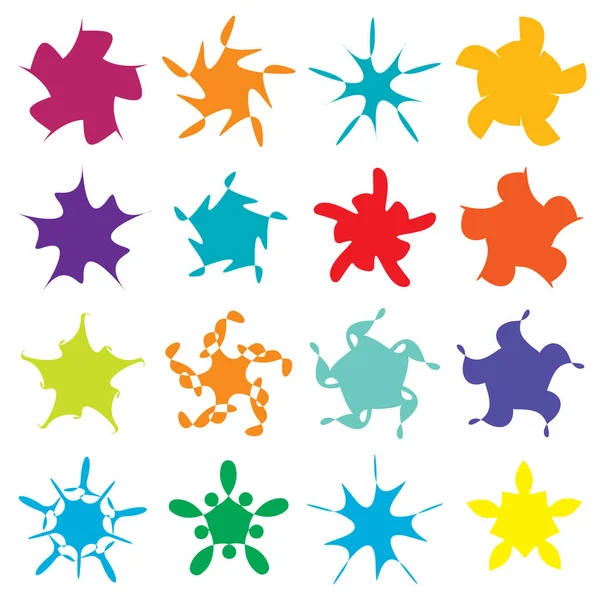 Şekil-dışı geometrik element, motif, mandala stok vektör çizimi, klip-sanat grafikleri.
