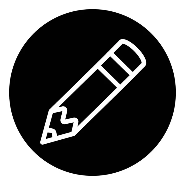 Pencil Icon Symbol Design Element Stock Vector Illustration Clip Art — 图库矢量图片