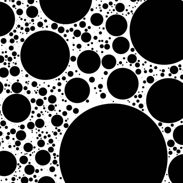 Zufällige Punkte Kreise Tupfen Muster Textur Vektor Illustration Clip Art — Stockvektor