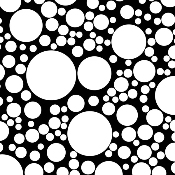 Random Dots Cirklar Polkadots Mönster Textur Stock Vektor Illustration Clip — Stock vektor