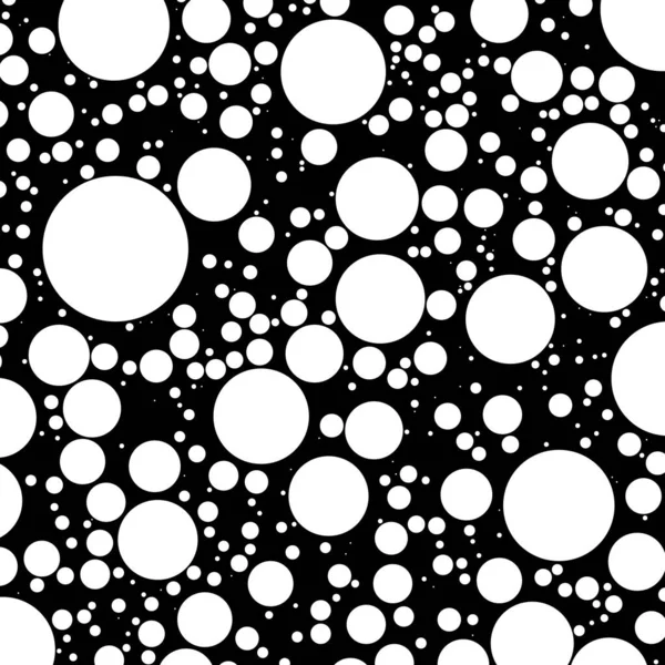 Random Dots Cirklar Polkadots Mönster Textur Stock Vektor Illustration Clip — Stock vektor