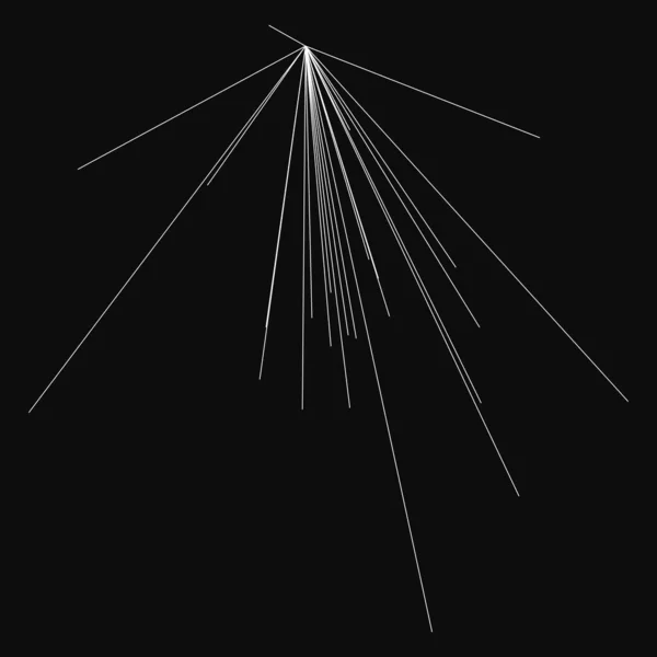 Líneas Radiales Abstractas Radiantes Rayas Líneas Ruptura Líneas Convergentes Vector — Archivo Imágenes Vectoriales