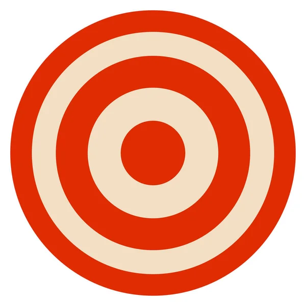 Marca Roja Pelo Cruzado Localiza Localiza Icono Ubicación Precisión Precisión — Archivo Imágenes Vectoriales