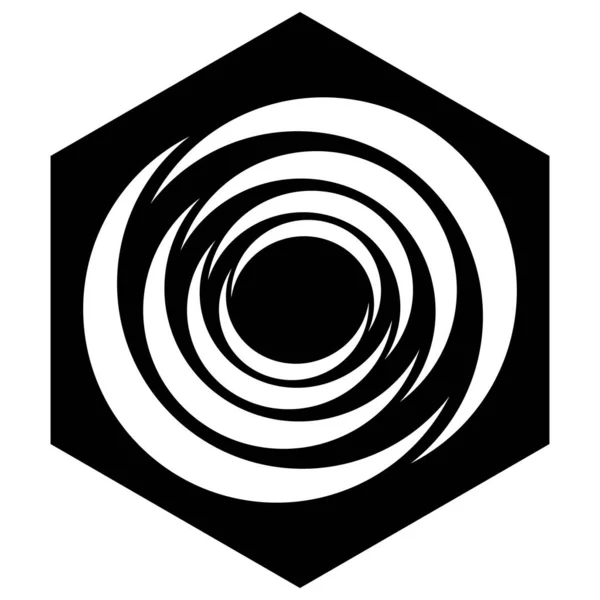 Spiral Στροβιλισμού Στροβιλισμού Volute Και Helix Εικονίδιο Σύμβολο Λογότυπο Διανυσματική — Διανυσματικό Αρχείο
