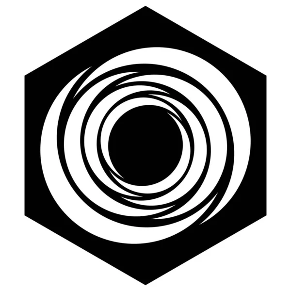 Spiral Στροβιλισμού Στροβιλισμού Volute Και Helix Εικονίδιο Σύμβολο Λογότυπο Διανυσματική — Διανυσματικό Αρχείο