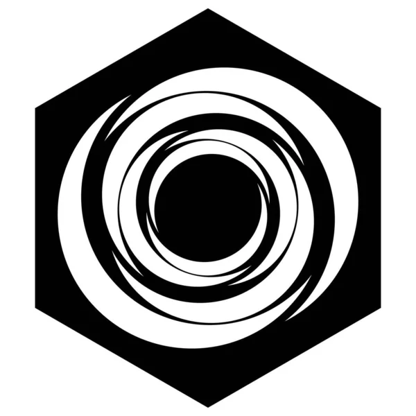 Spirale Wirbel Wirbel Volute Und Helix Symbol Symbol Logo Stock — Stockvektor